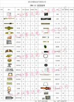 ZW8-12發(fā)貨清單